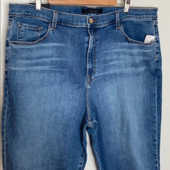 J Brand Women Ruby High-Rise Cropped Cigarette Denim Jean Plus Size 22 - Picture 3 of 12